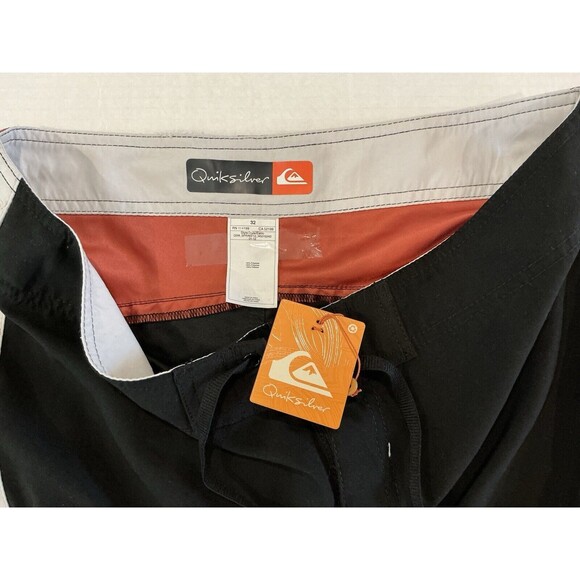 NWT QUIKSILVER BOARDSHORTS SHORTS SWIMSUIT MEN 32 Padang BLACK - Picture 3 of 5